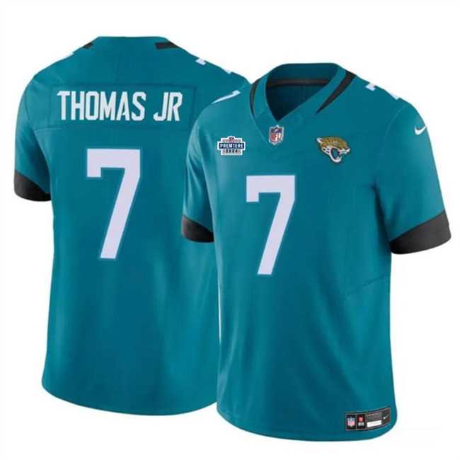 Men & Women & Youth Jacksonville Jaguars #7 Brian Thomas Jr Teal 2024 Draft Vapor Untouchable Limited Stitched Jersey